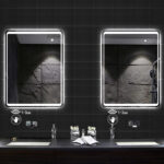Badezimmer Spiegel 50 140Cm Touch/ Infrarot Sensor Heizung Kaltweiß  Lichtspiegel Inside Infrarot Badezimmer Spiegel